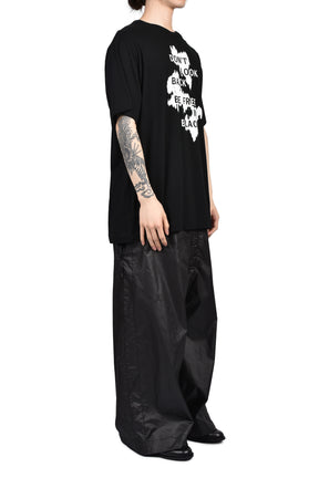 S/S PRINT T-SHIRT / BLK
