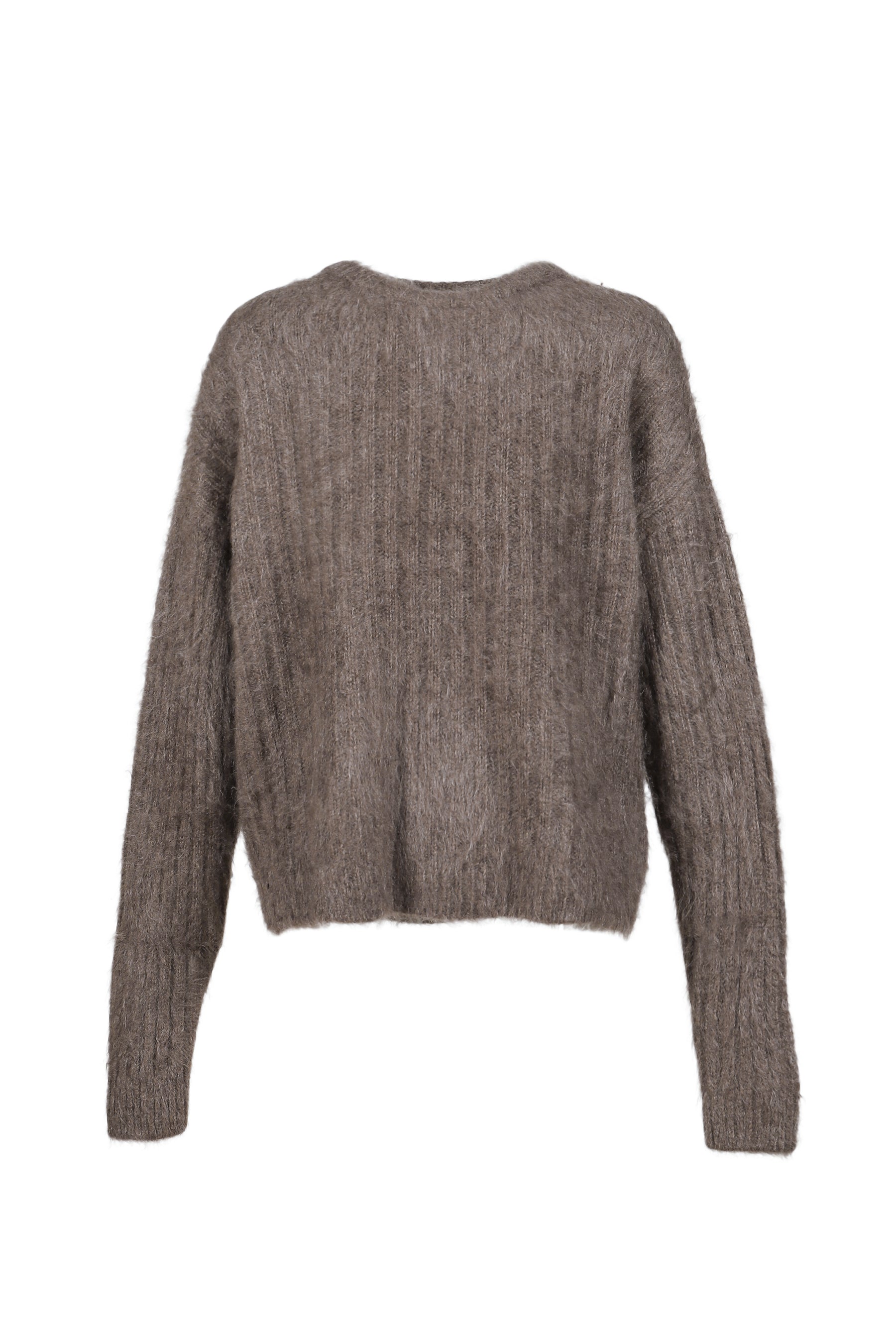 CASHMERE PULLOVER / DUSTY BRW 