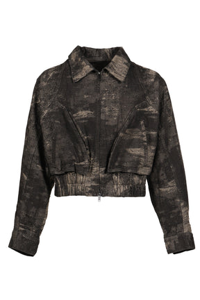 DENIM BLOUSON / GRY