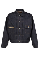"RIGID" 2PKT DENIM JACKET / IND