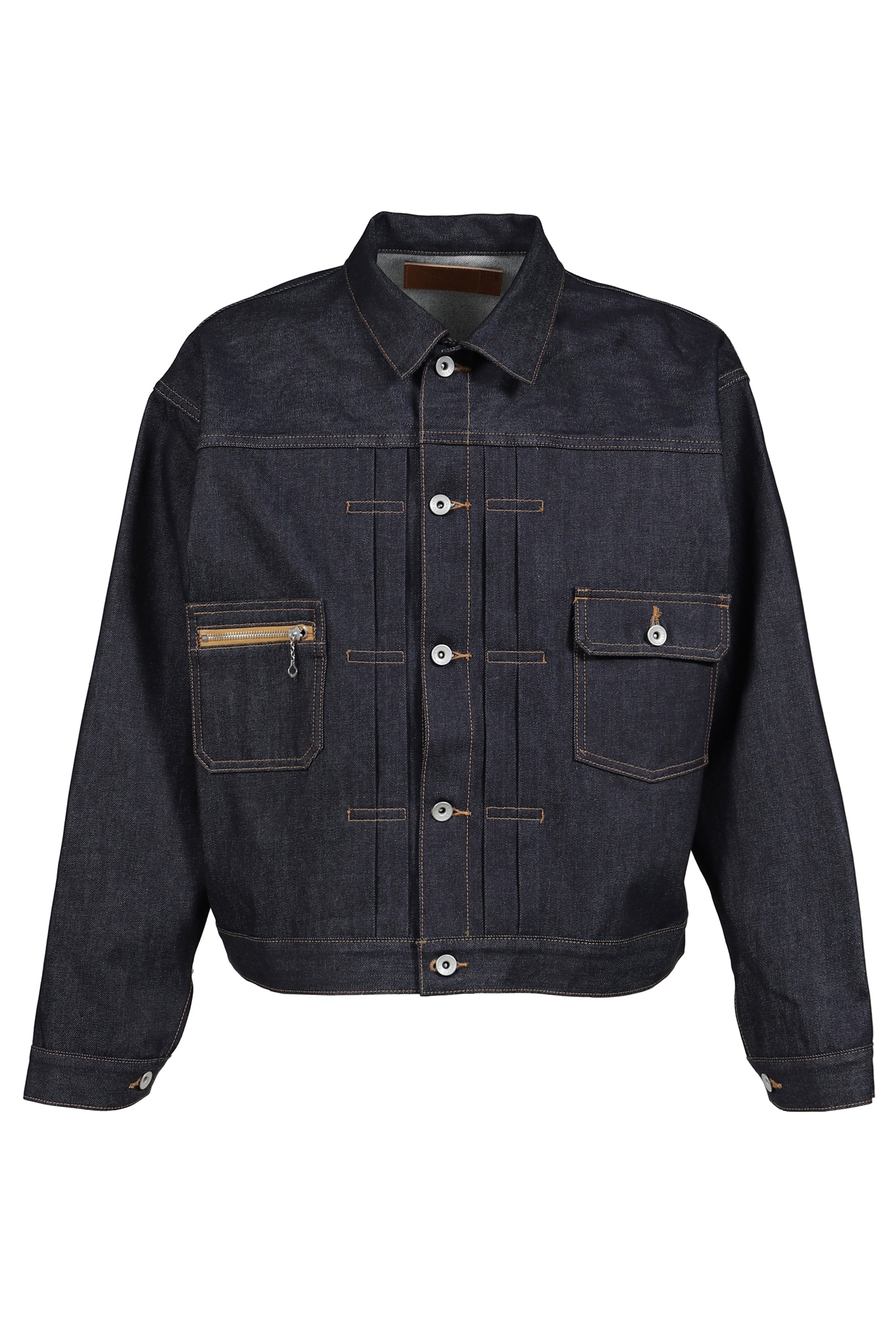 "RIGID" 2PKT DENIM JACKET / IND