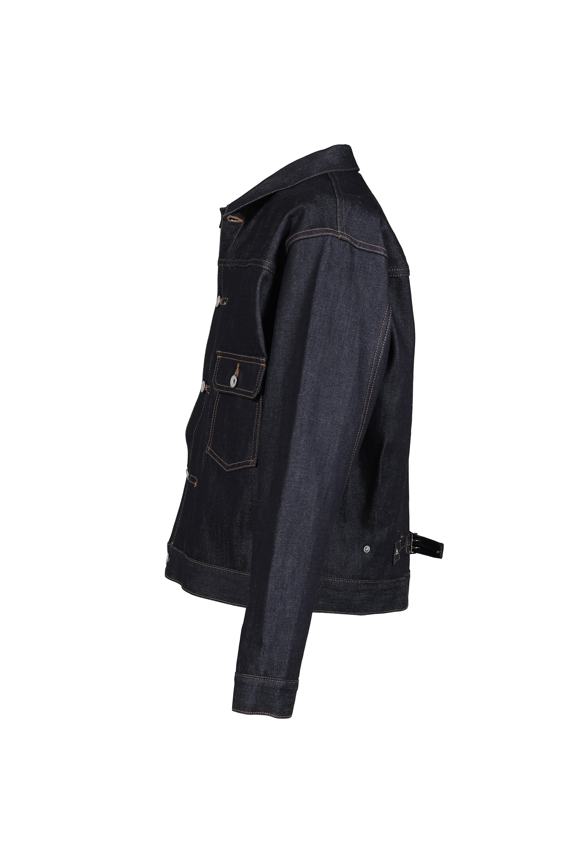 "RIGID" 2PKT DENIM JACKET / IND