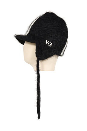 Y-3 3S BONNET / BLK/CREWHT