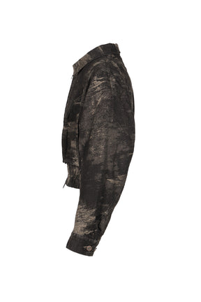 DENIM BLOUSON / GRY