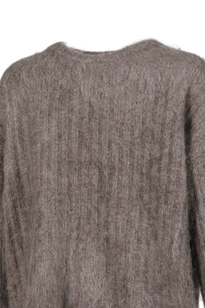 CASHMERE PULLOVER / DUSTY BRW 