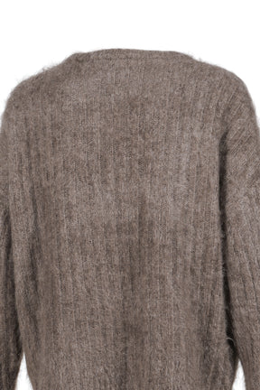 CASHMERE PULLOVER / DUSTY BRW 