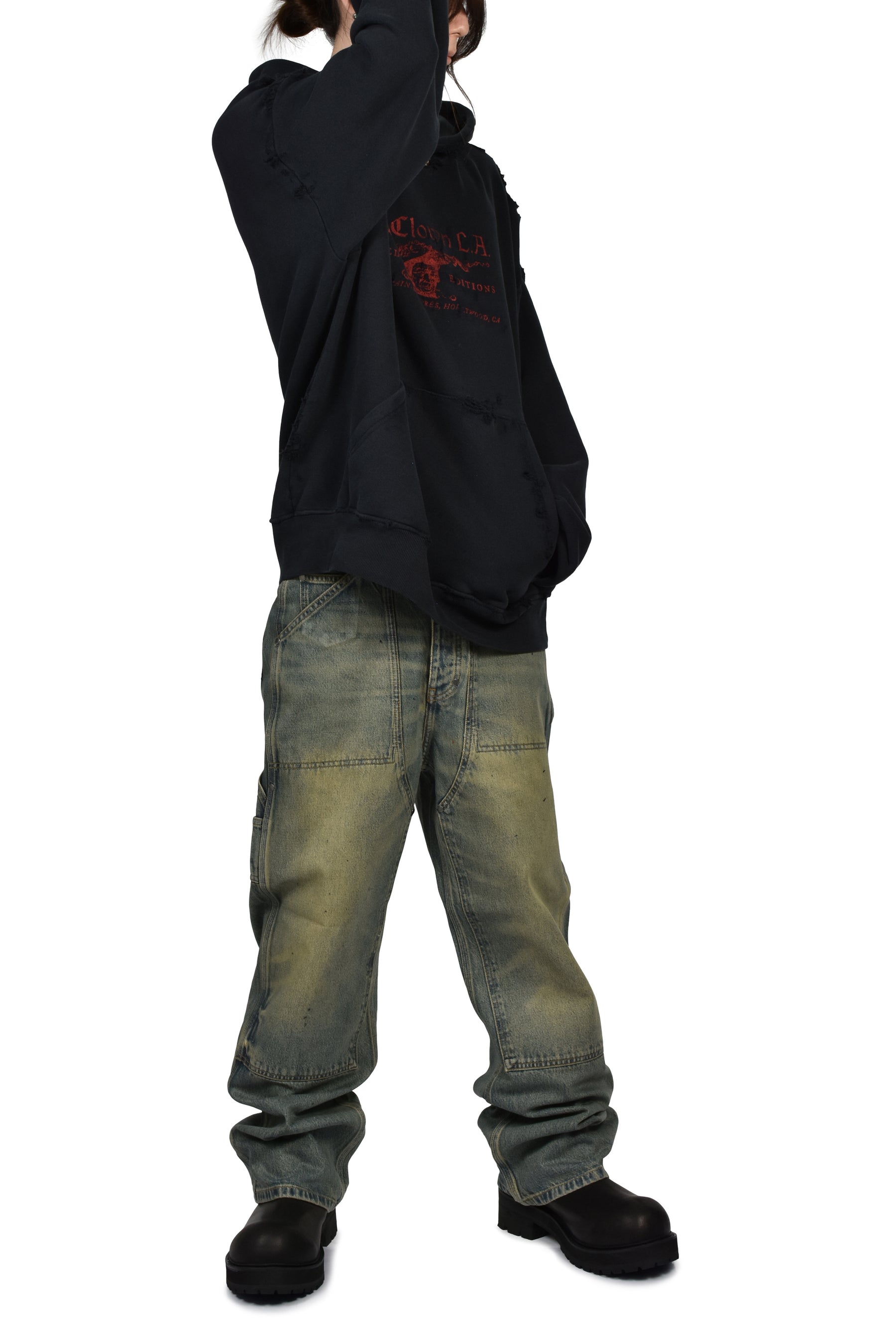 CRAZY CLOWN TOWN HOODIE / Lv.2.5 / BLK