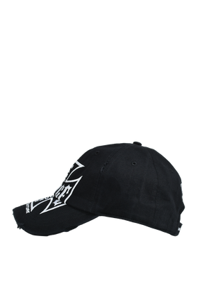 ALICE HOLLYWOOD SS25 TOKYO EXCLUSIVE CHOPPER CAP / BLK WHT - NUBIAN ALICE HOLLYWOOD SS25 TOKYO EXCLUSIVE CHOPPER CAP / BLK WHT - NUBIAN