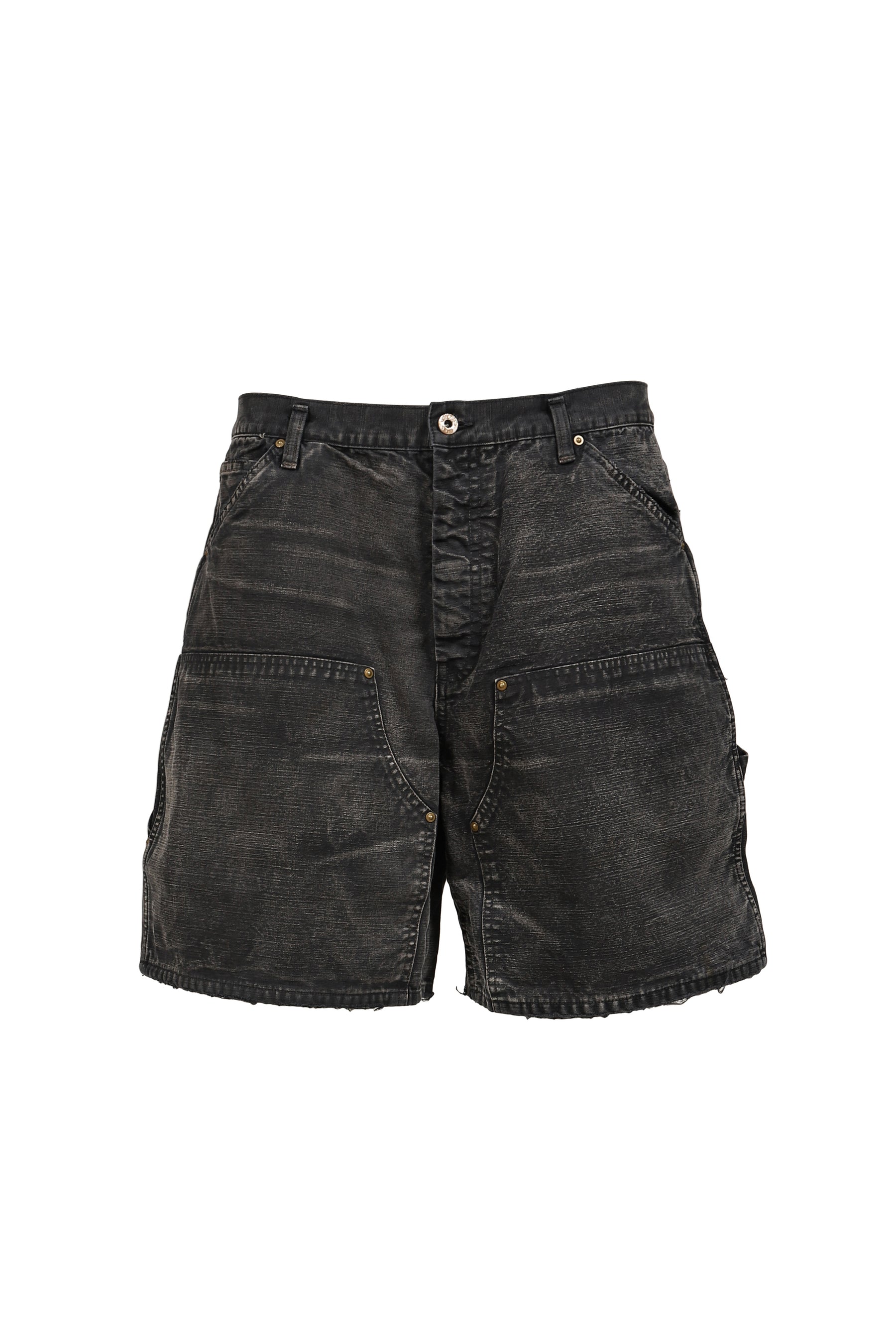 DOUBLE KNEE DUCK SHORTS AGED / BLK