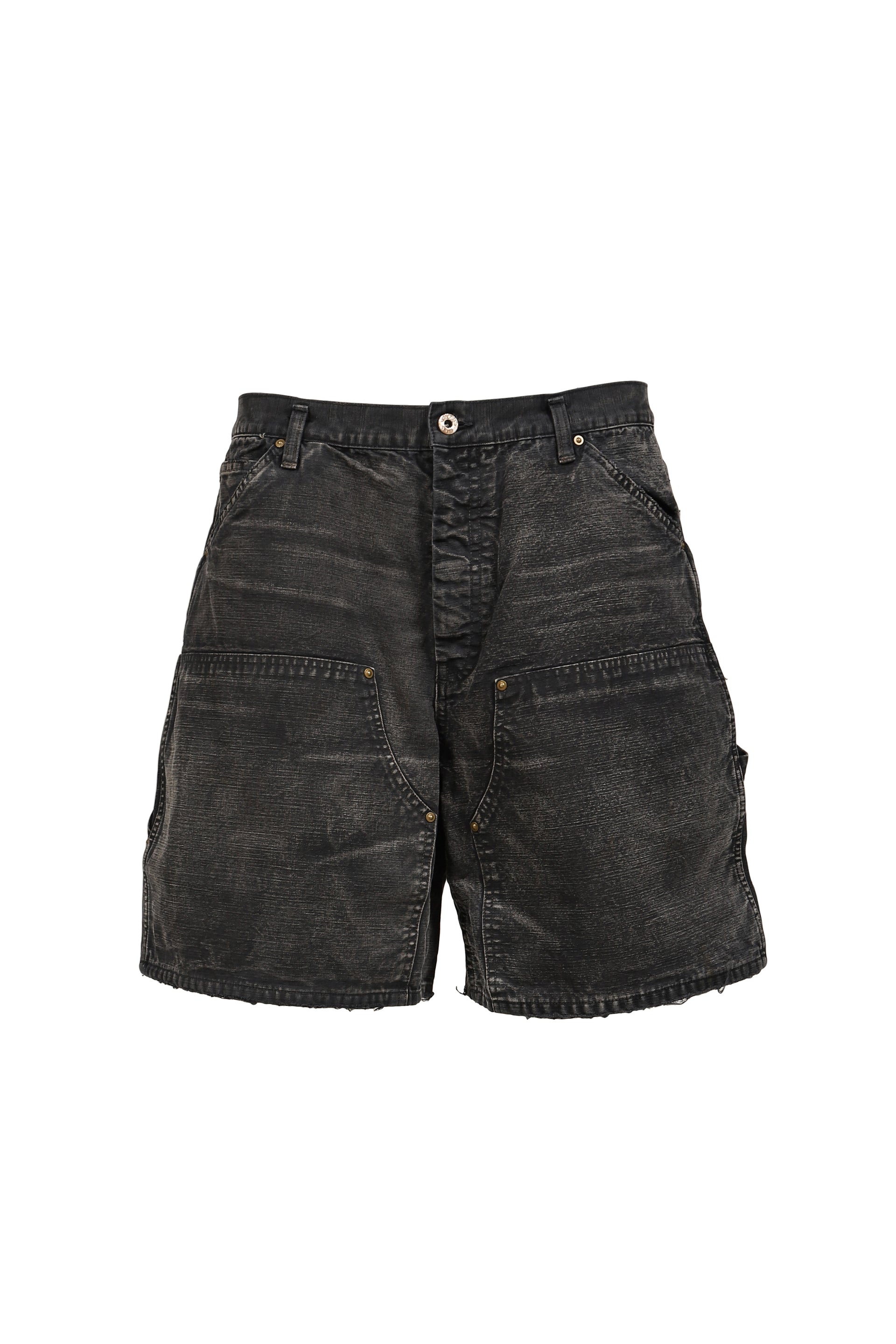 DOUBLE KNEE DUCK SHORTS AGED / BLK