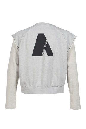 LAYERED THERMAL JERSEY / GRY