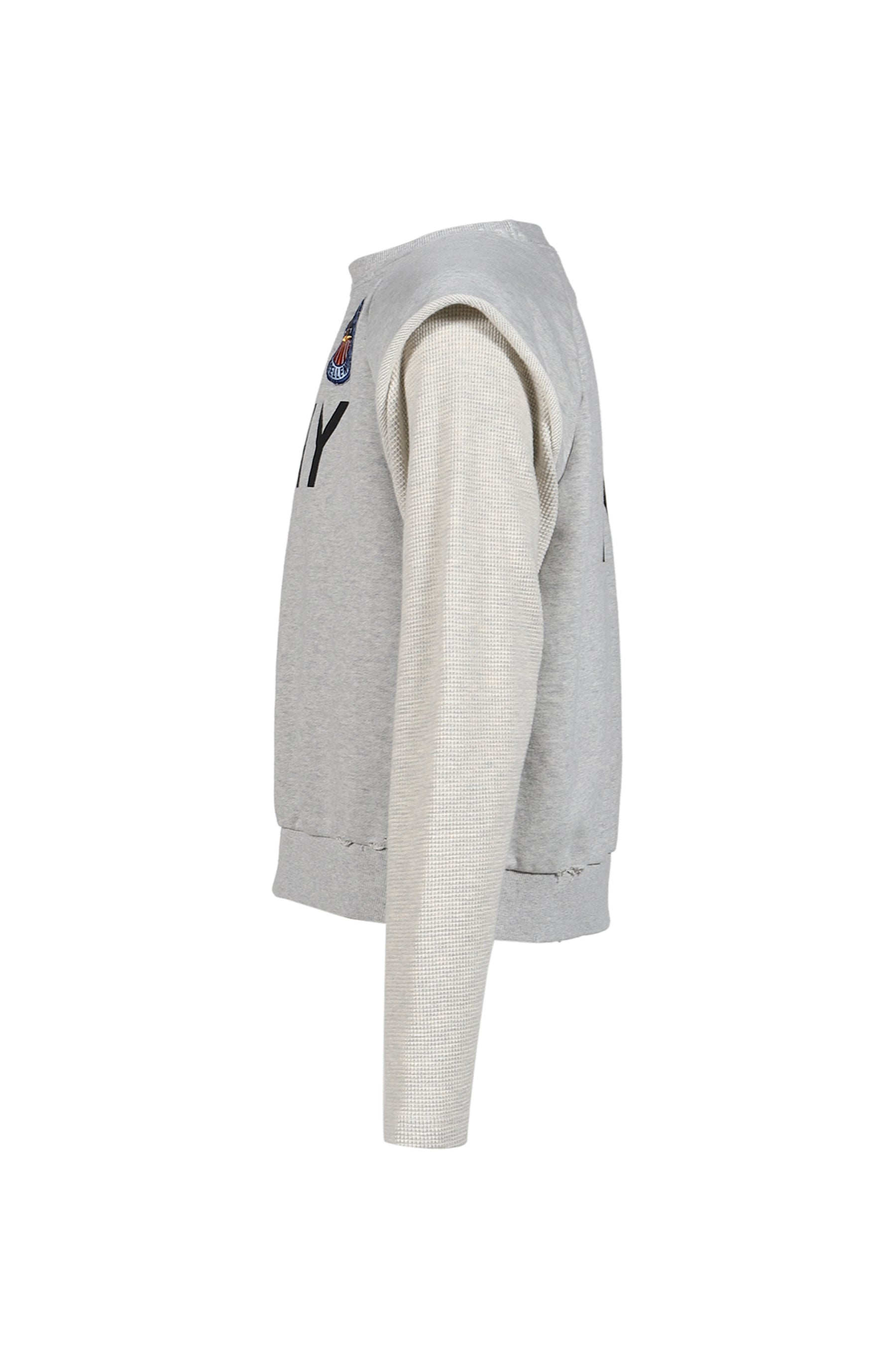 LAYERED THERMAL JERSEY / GRY