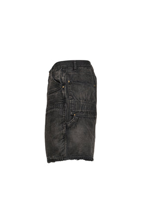 DOUBLE KNEE DUCK SHORTS AGED / BLK