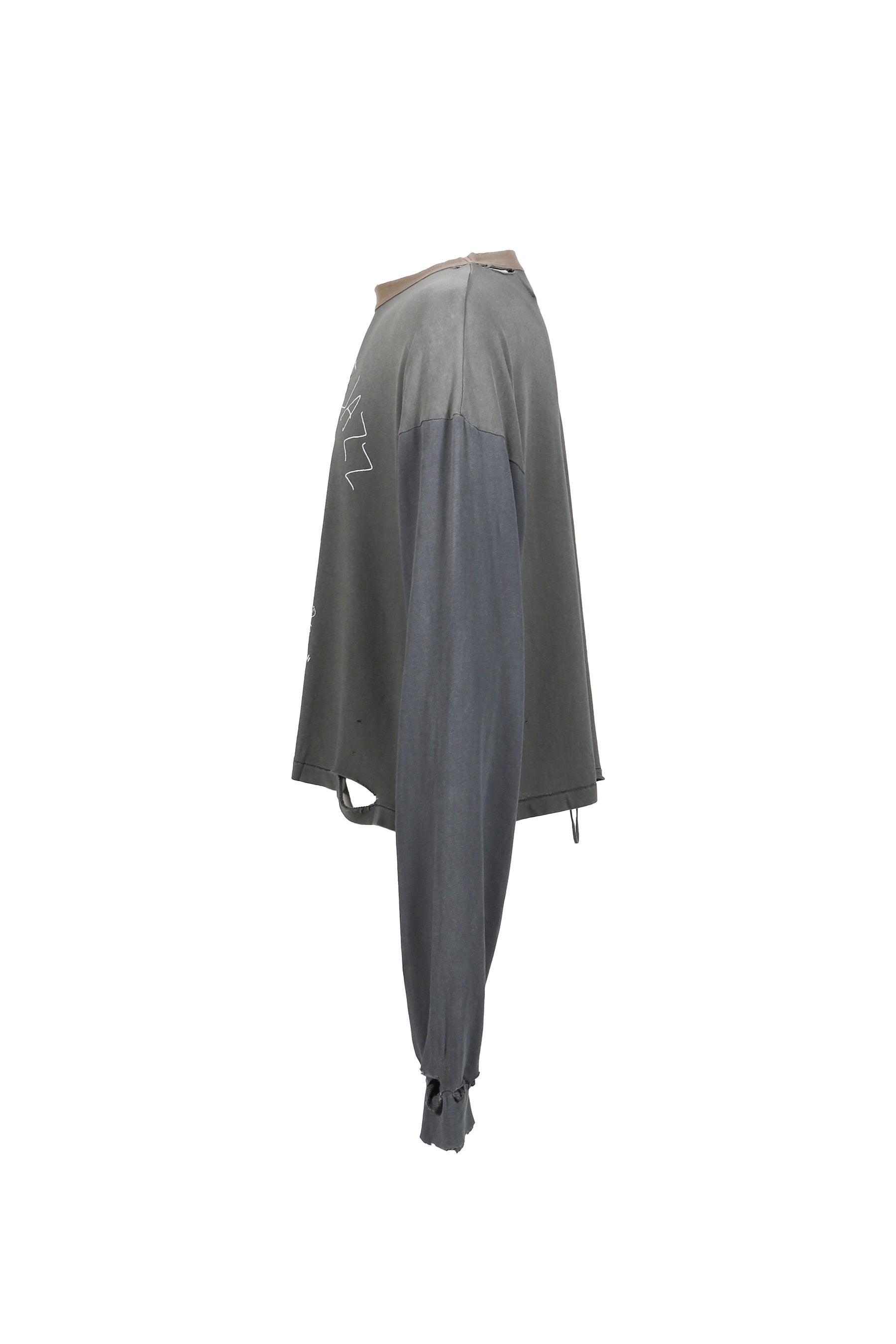 STAR 80 L/S TEE / VTG BLK