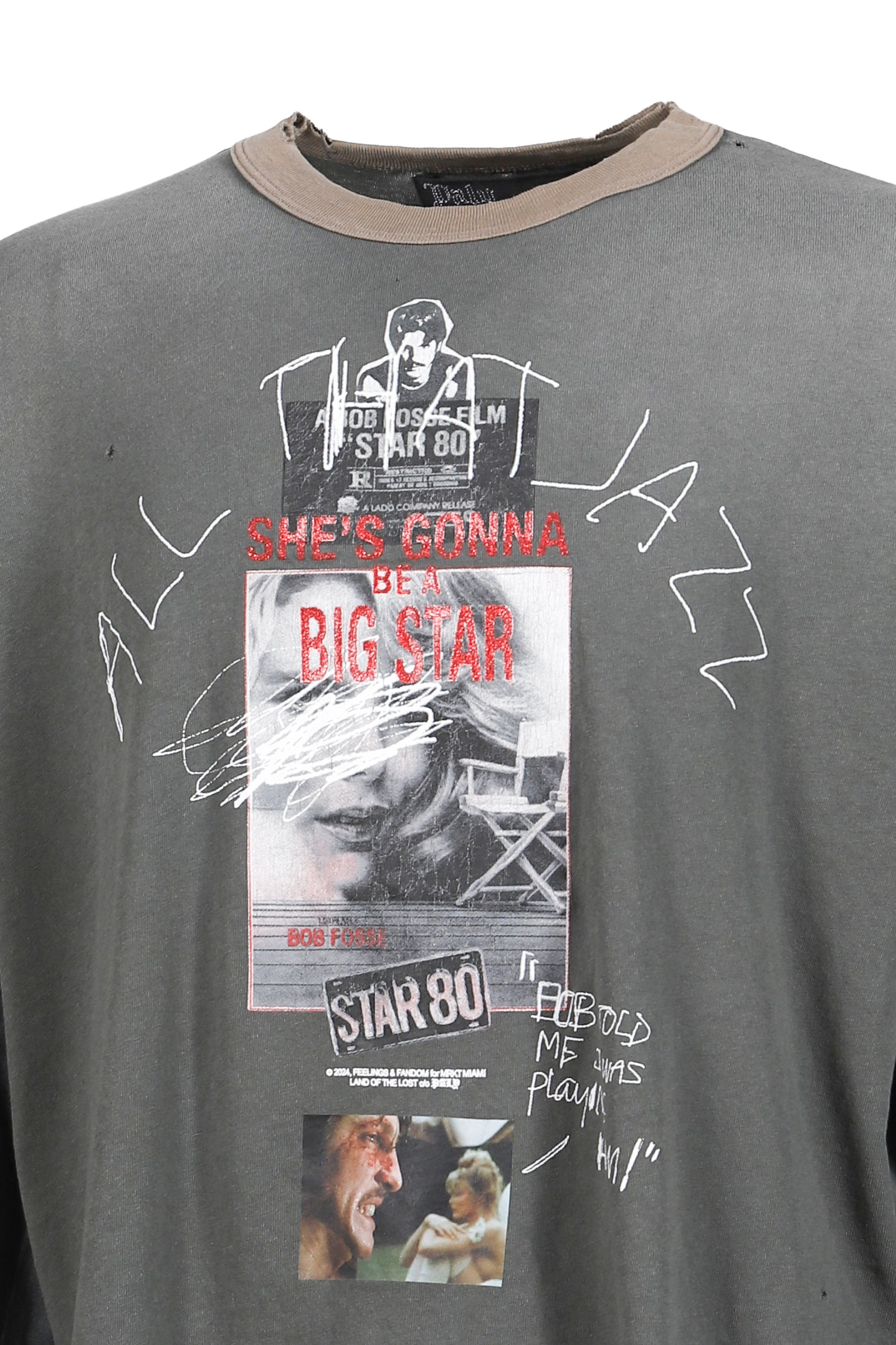 STAR 80 L/S TEE / VTG BLK