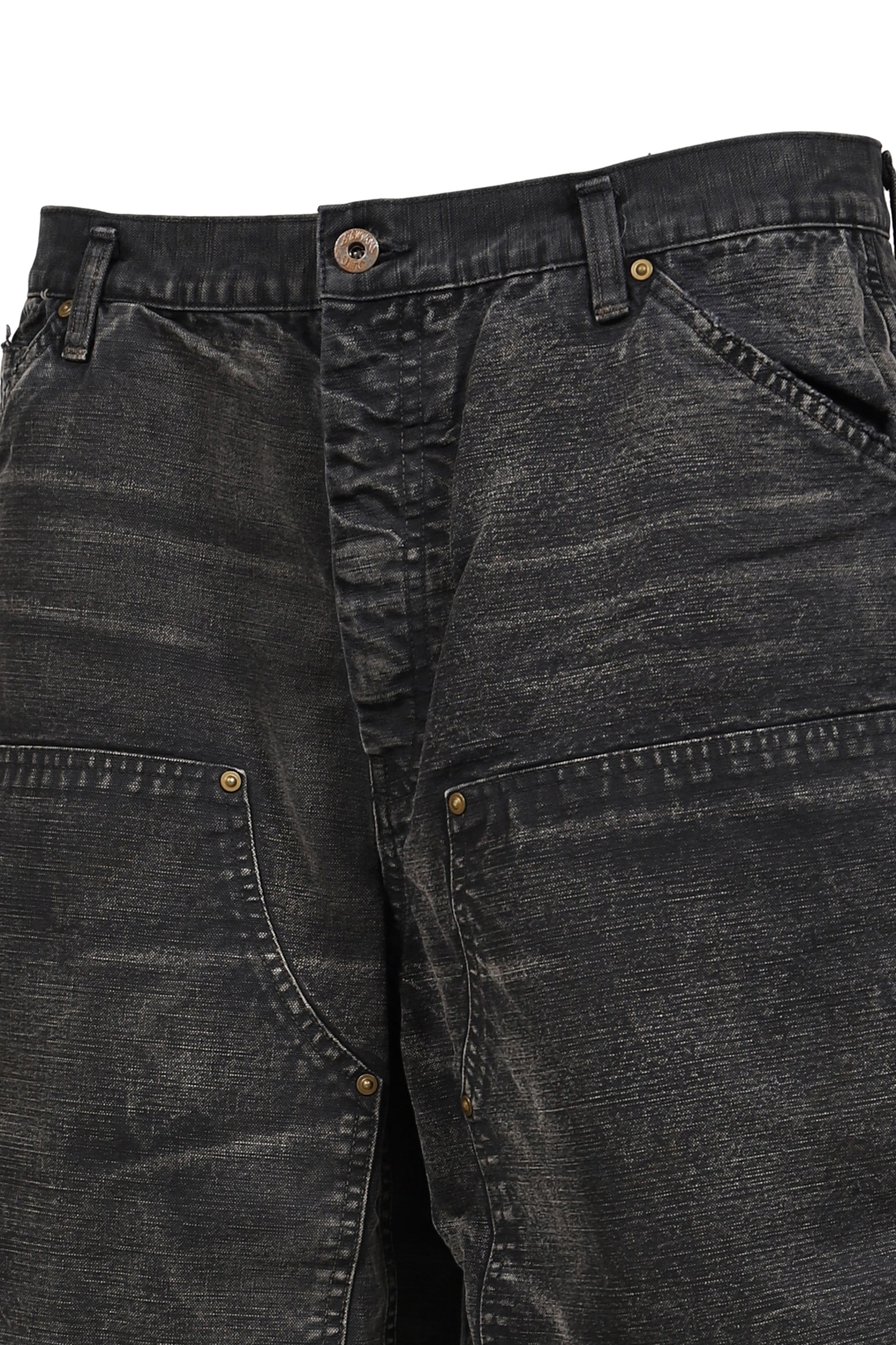 DOUBLE KNEE DUCK SHORTS AGED / BLK
