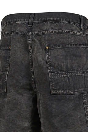 DOUBLE KNEE DUCK SHORTS AGED / BLK