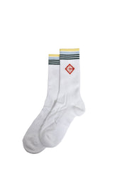 LAUREL RIBBED SPORT SOCK / DIAMOND CC STRIPE