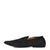 SILK SATIN SLIP-ON SHOES / BLK