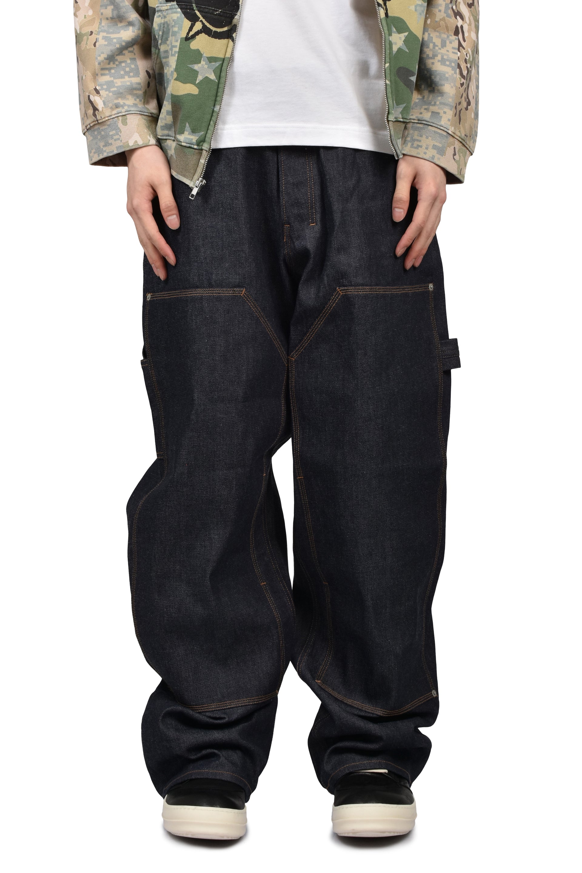 UPTOWN RAW BLUE JAPANESE DENIMDOUBLE KNEE / RAW BLU