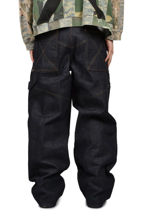UPTOWN RAW BLUE JAPANESE DENIMDOUBLE KNEE / RAW BLU