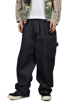 UPTOWN RAW BLUE JAPANESE DENIMDOUBLE KNEE / RAW BLU