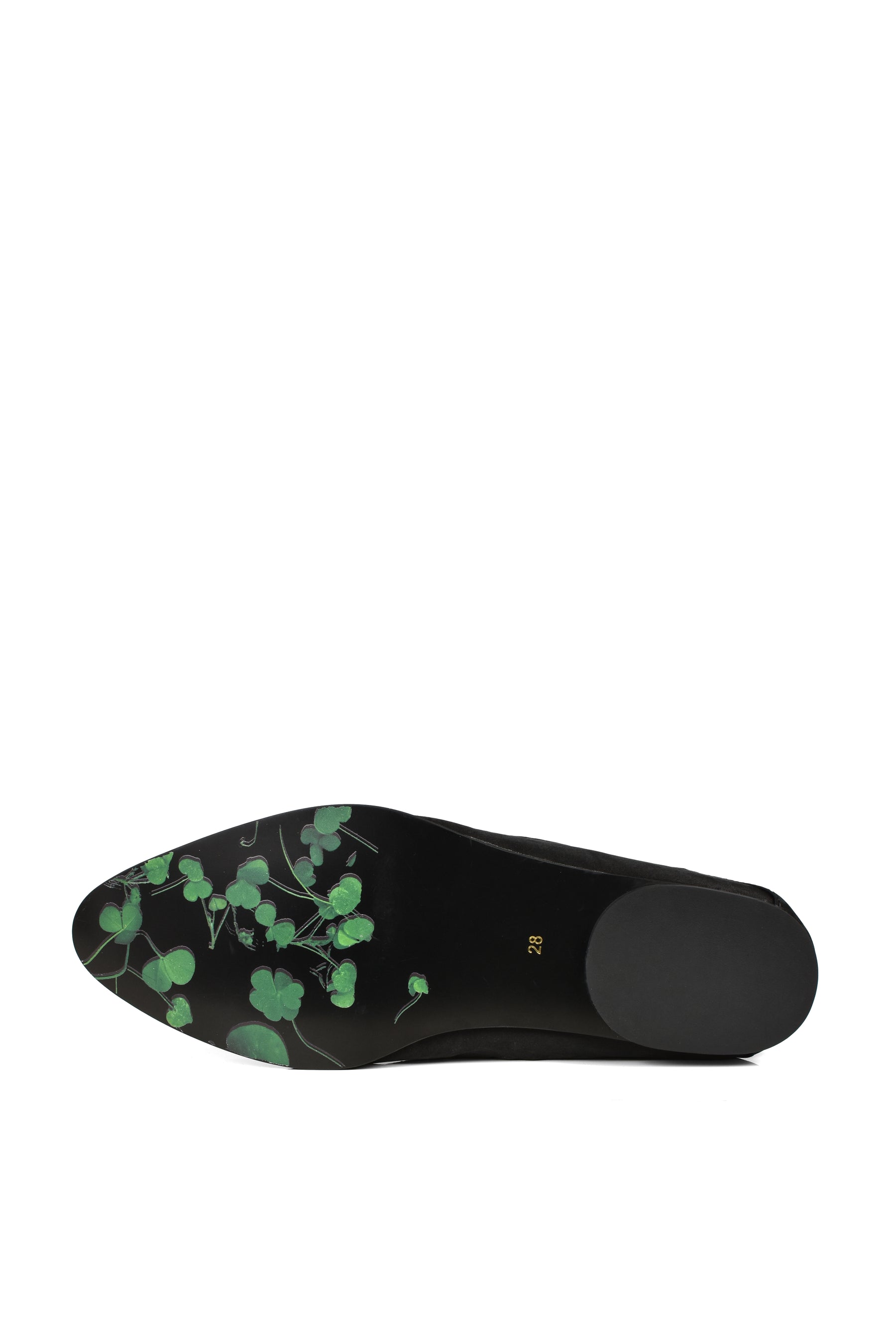 SILK SATIN SLIP-ON SHOES / BLK