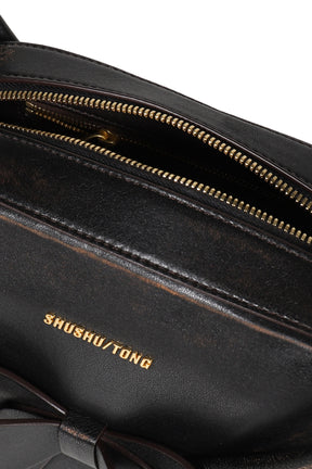 BOW RING HANDLE BAG / BRW