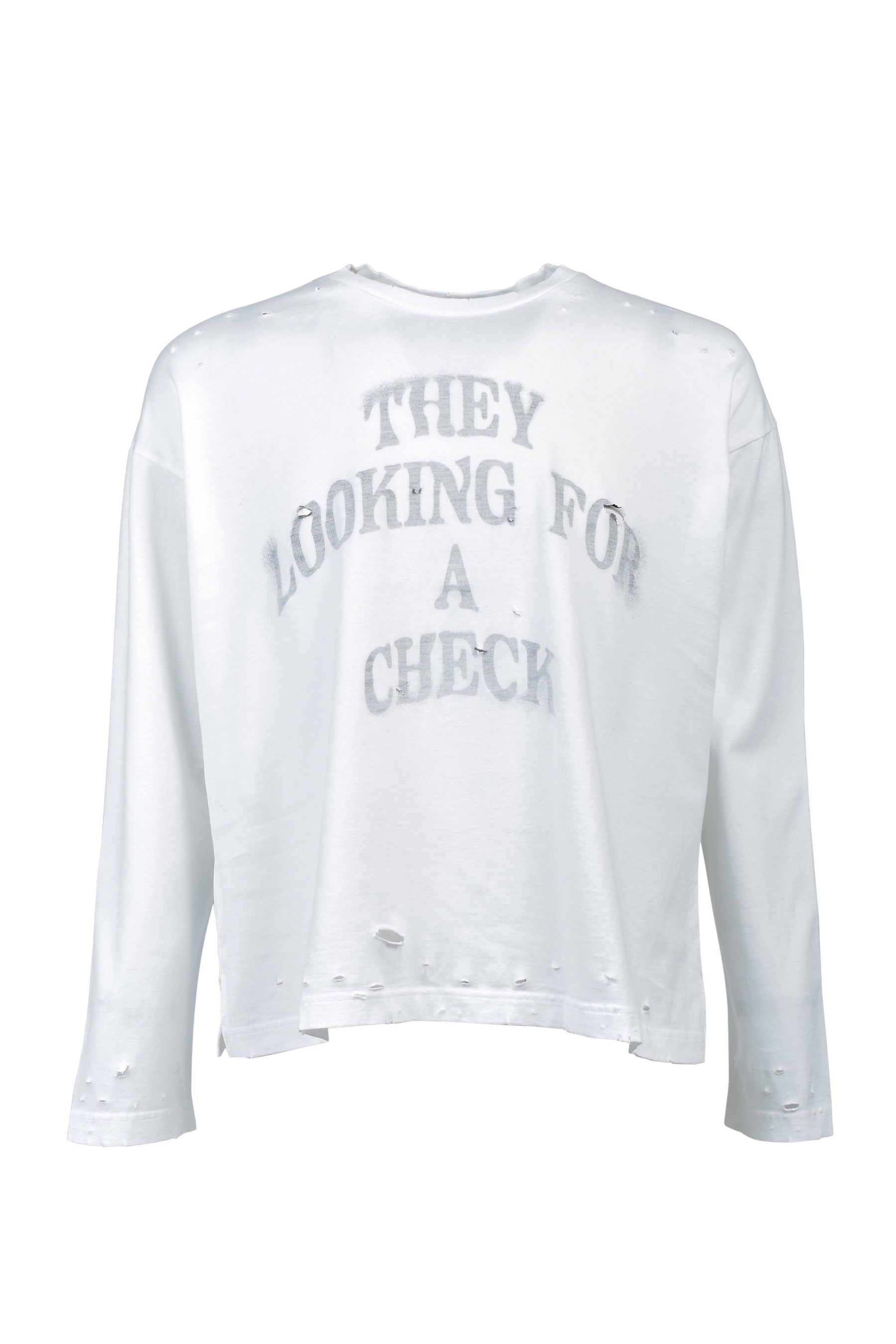 BLOND LONG SLEEVE / WHT