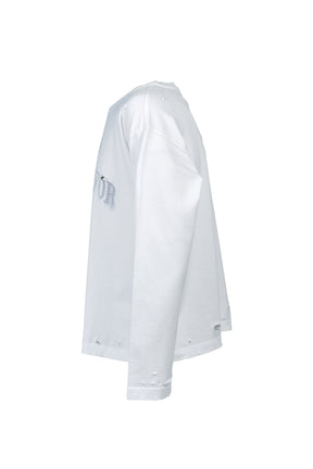 BLOND LONG SLEEVE / WHT