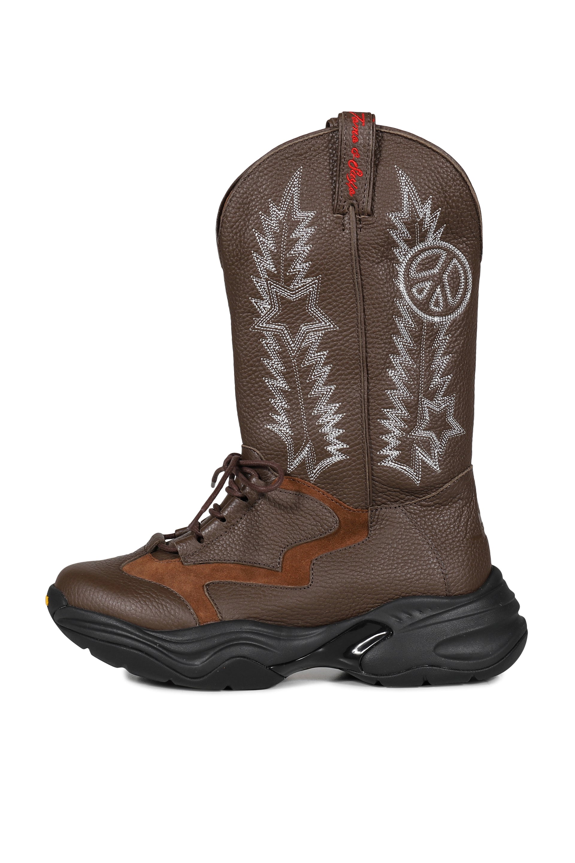 TOMO AND CO. FUNCTIONAL COSMIC WESTERN BOOTS / BRW