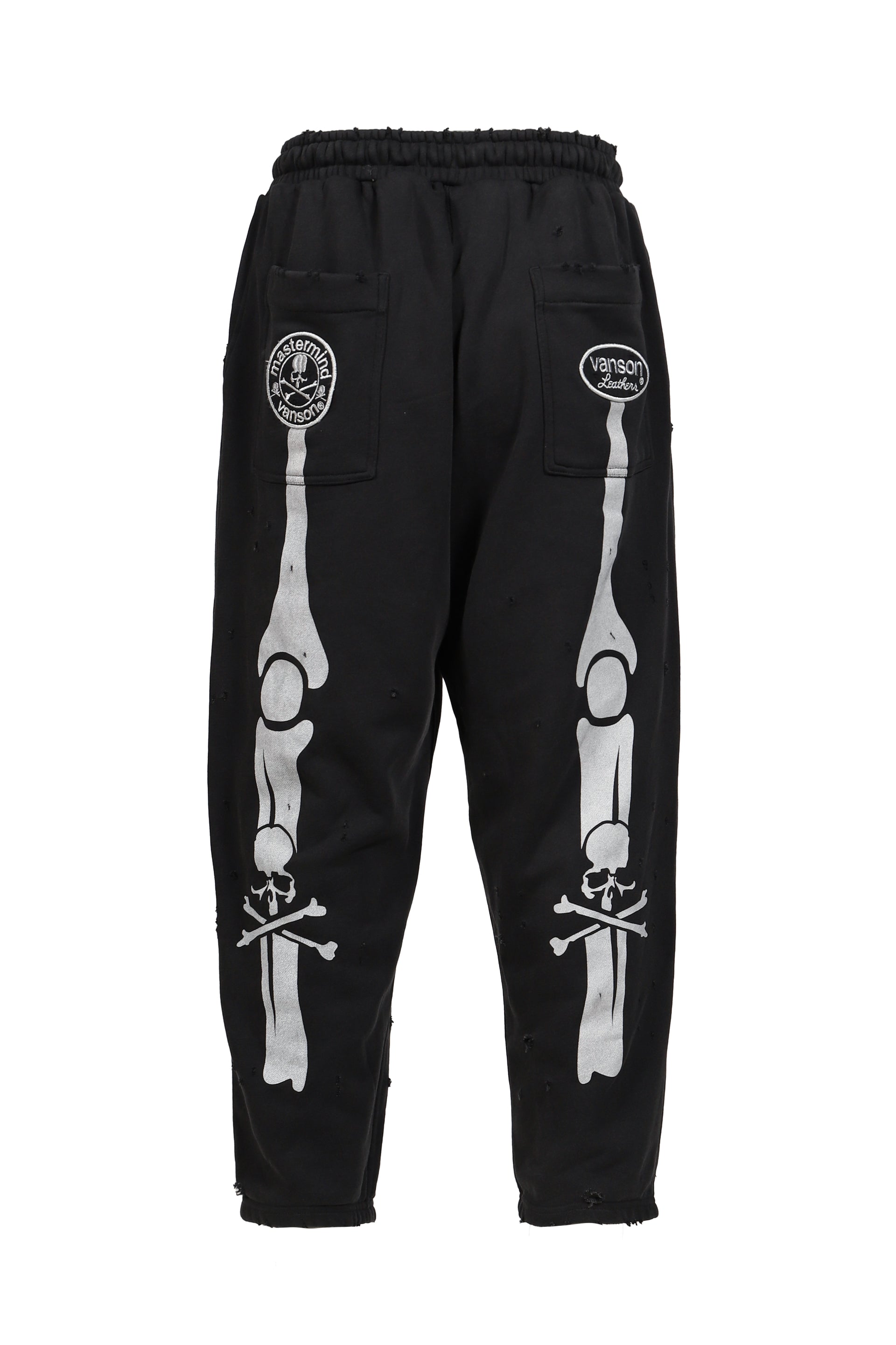 VANSON SWEAT PANTS (DAMAGED) / BLK