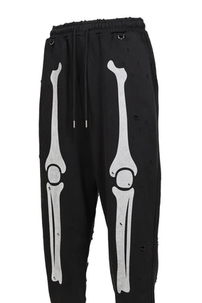 VANSON SWEAT PANTS (DAMAGED) / BLK