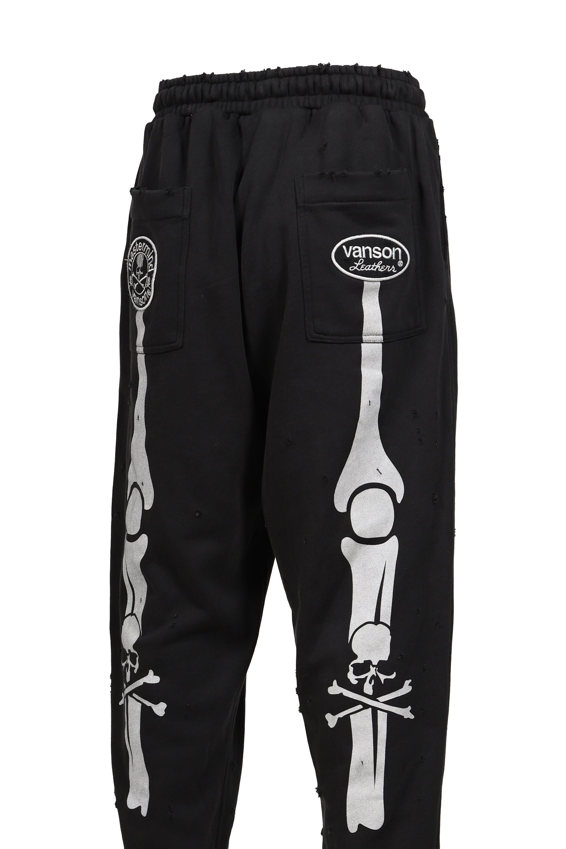 VANSON SWEAT PANTS (DAMAGED) / BLK