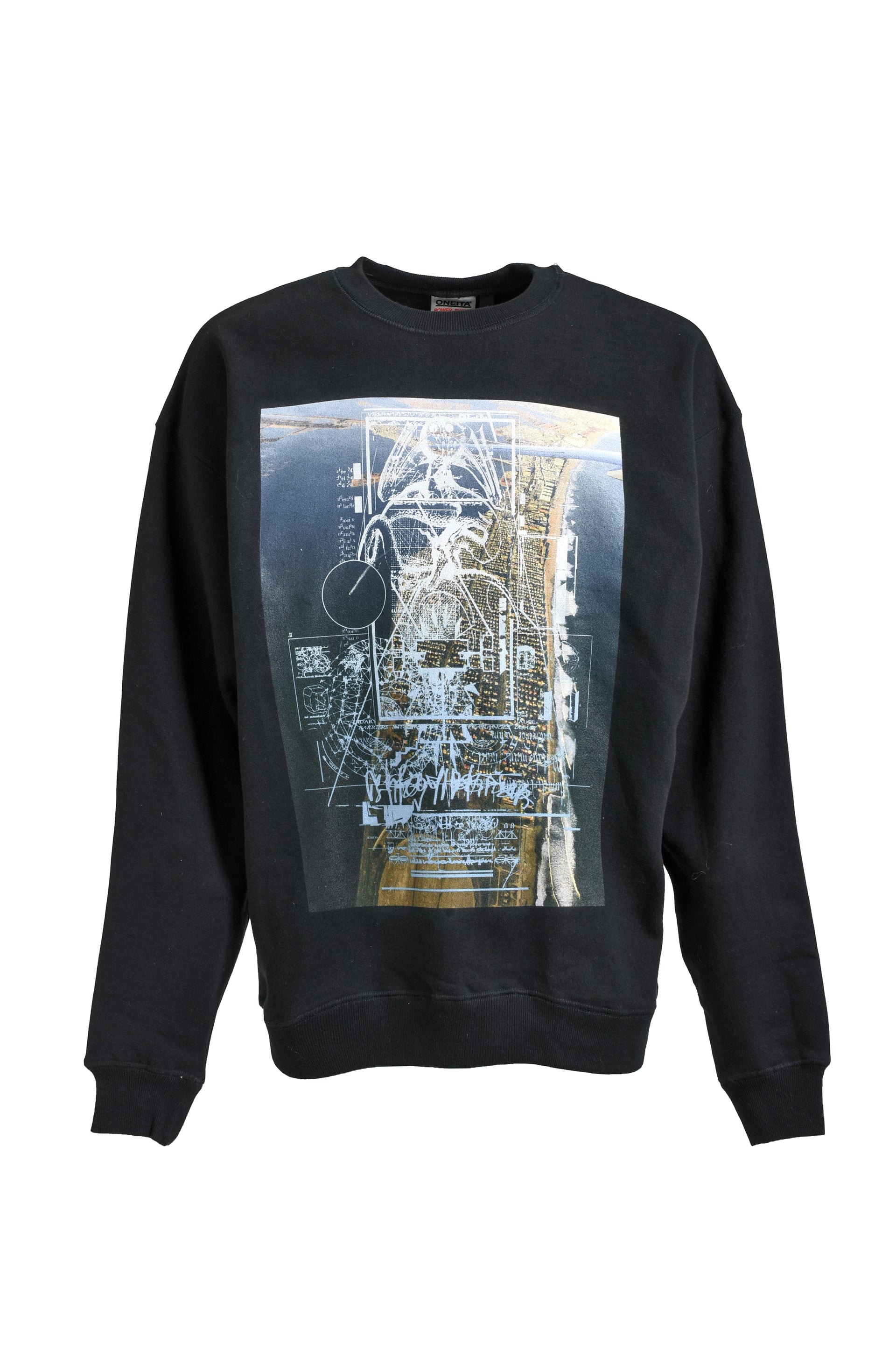 SHT LONG ISLAND CREWNECK SWEATSHIRT / BLK