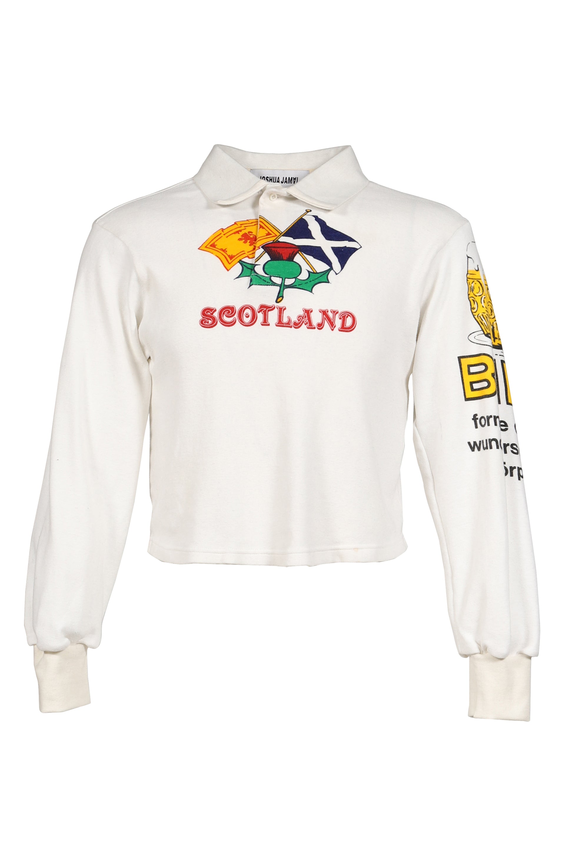 RUGBY TEE (UPCYCLED VINTAGE TEE) / WHT