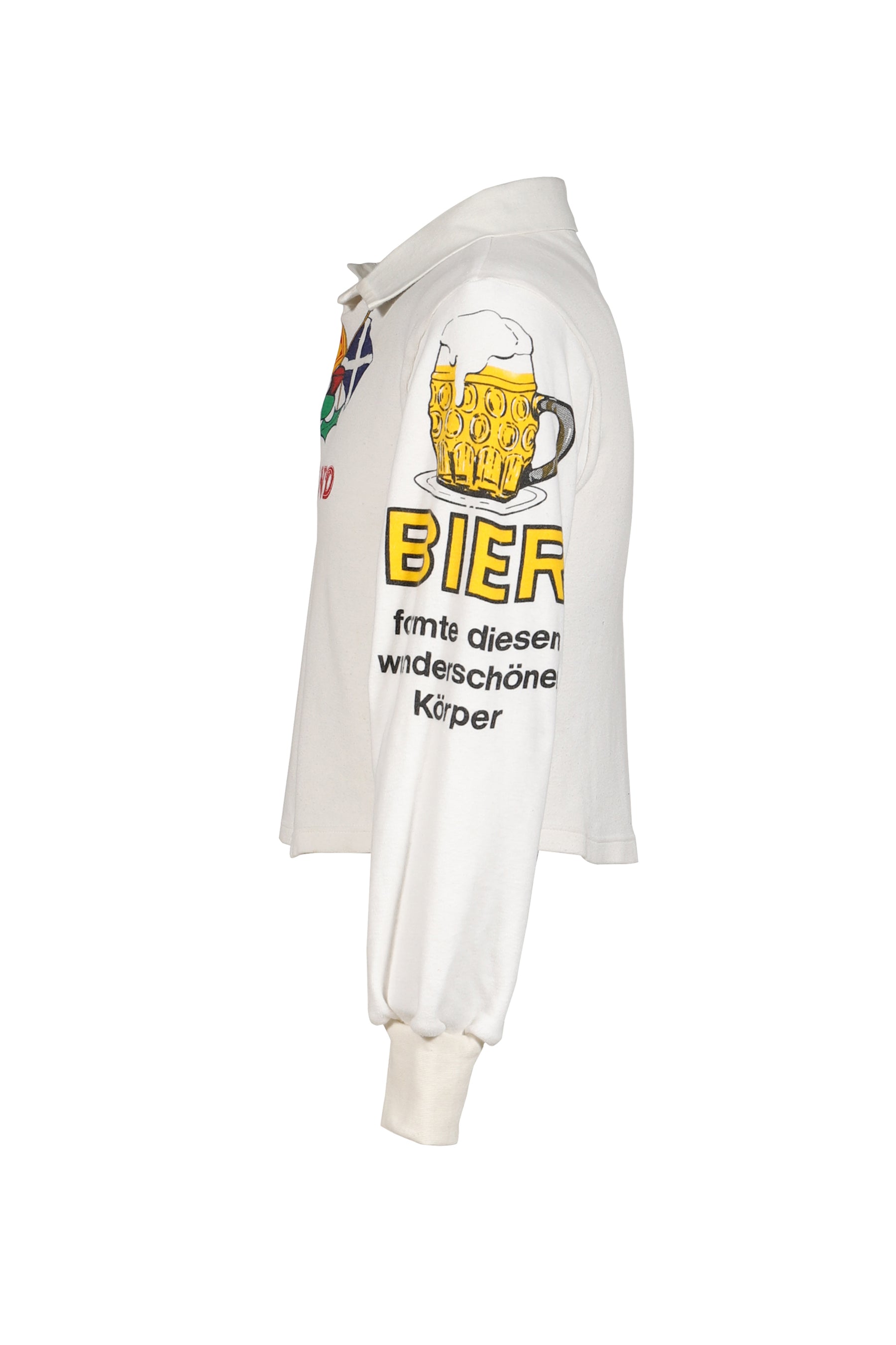 RUGBY TEE (UPCYCLED VINTAGE TEE) / WHT