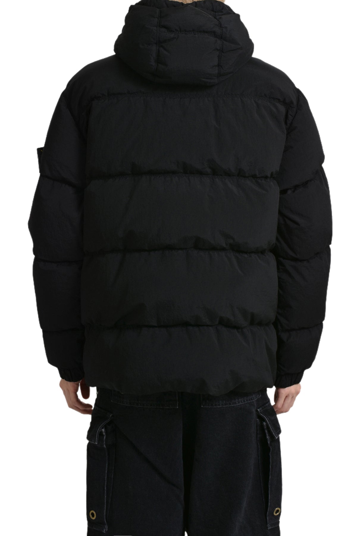 NYLON METAL DOWN JACKET / BLK