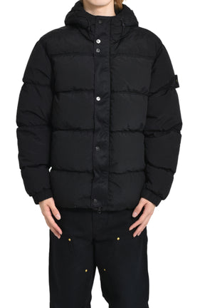 NYLON METAL DOWN JACKET / BLK