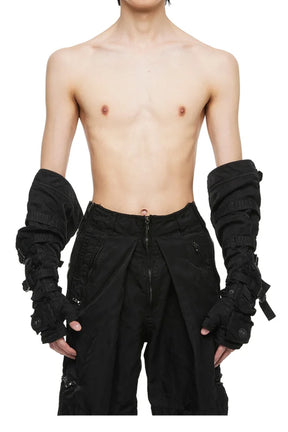 NYLON TWILL GLOVE / BLK