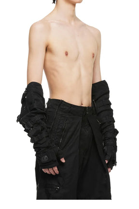 NYLON TWILL GLOVE / BLK