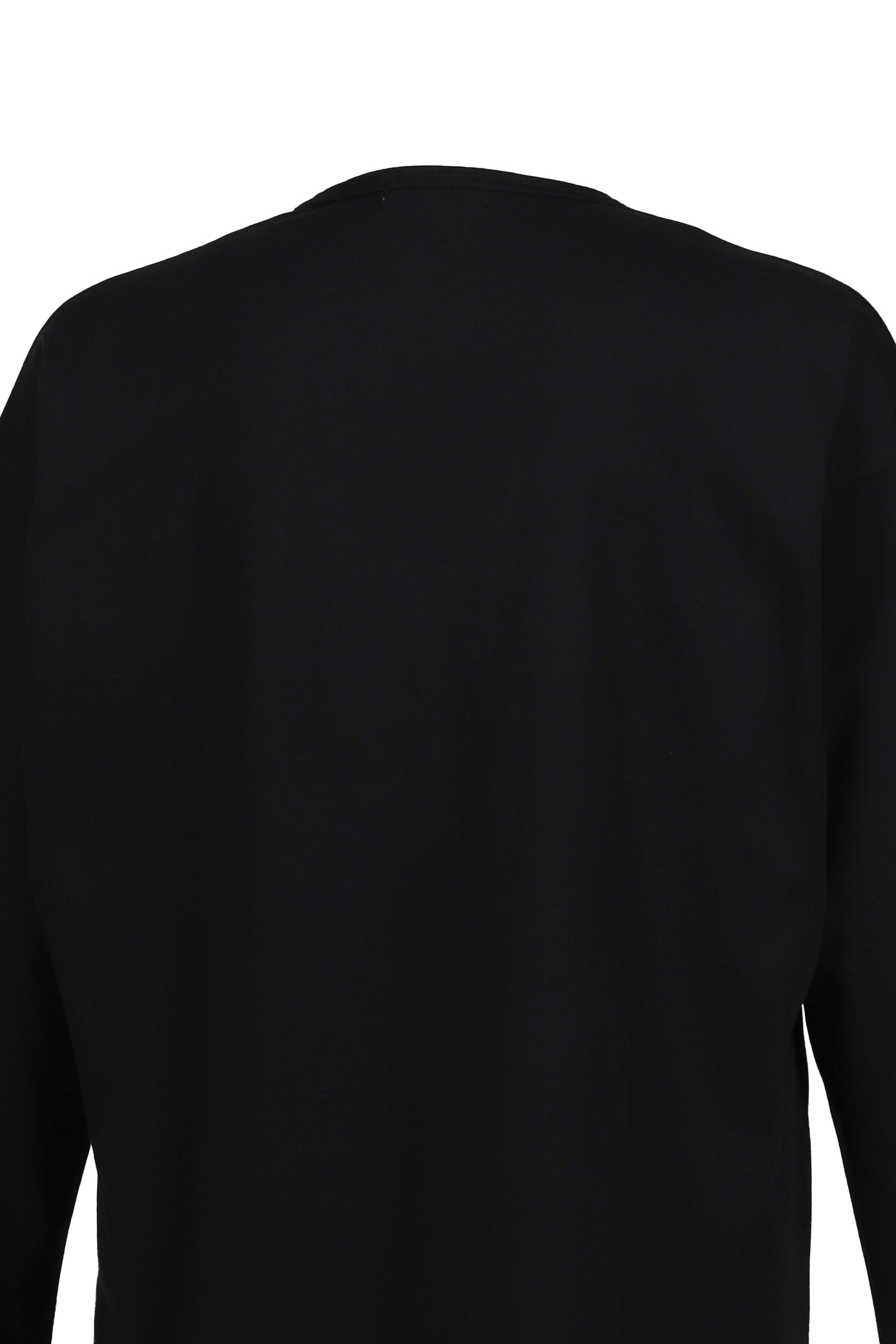 Yohji Yamamoto L/S PRINT T-SHIRT / BLK
