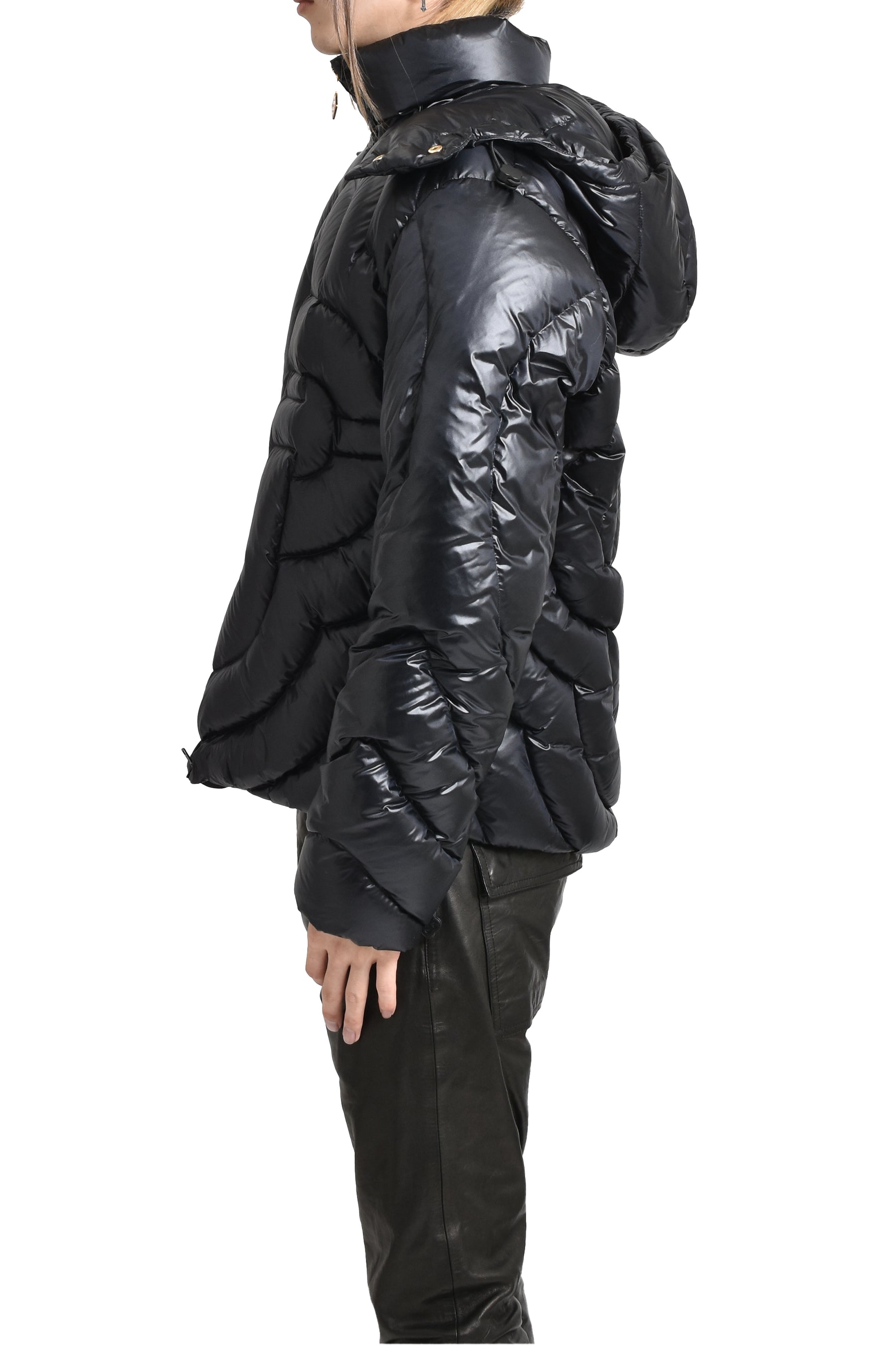 MENS QUILTED JACKET / BLK