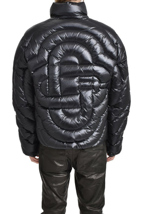 MENS QUILTED JACKET / BLK