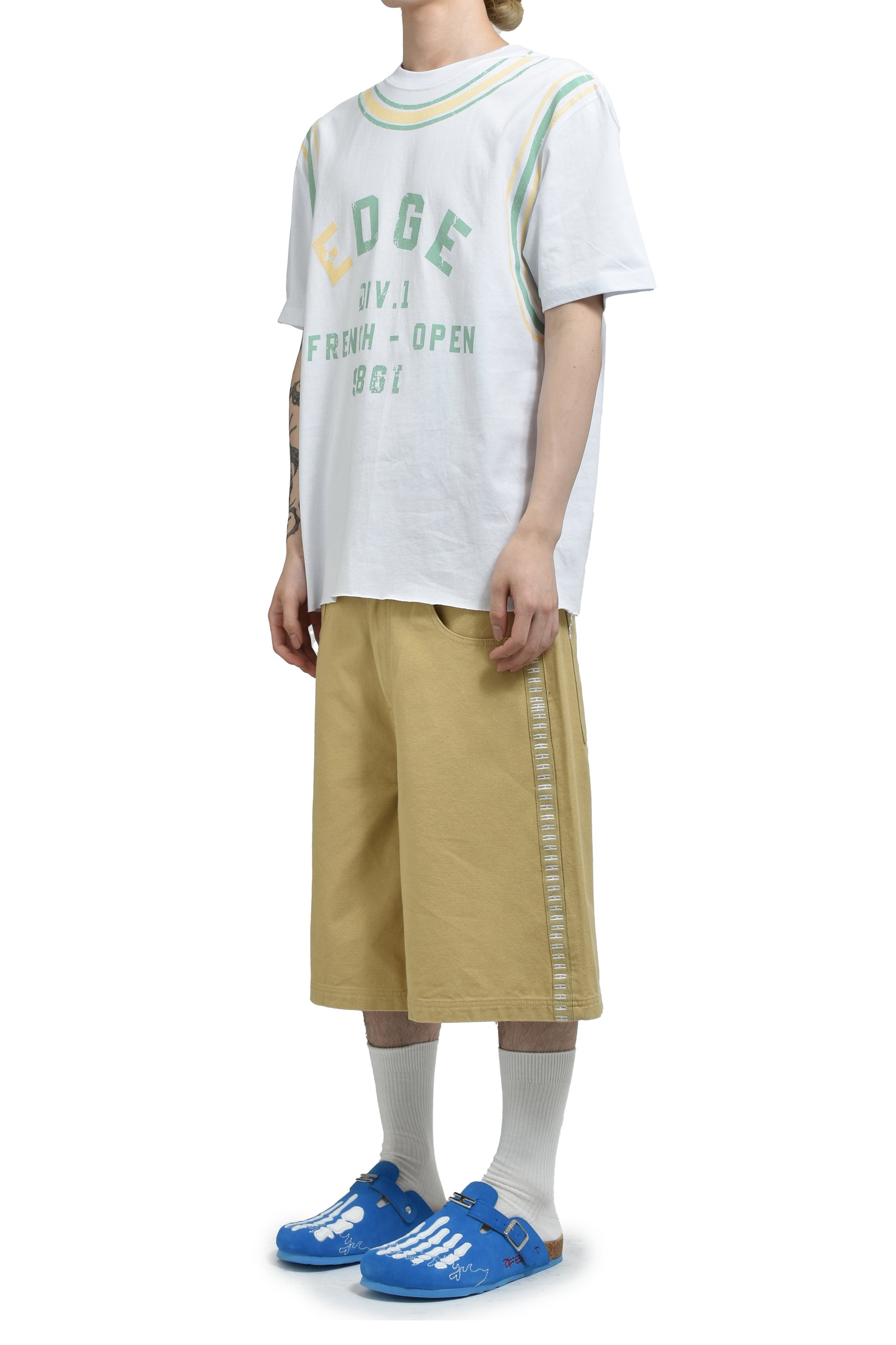 The Edge of Earth™ FRENCH OPEN TSHIRT / WHT