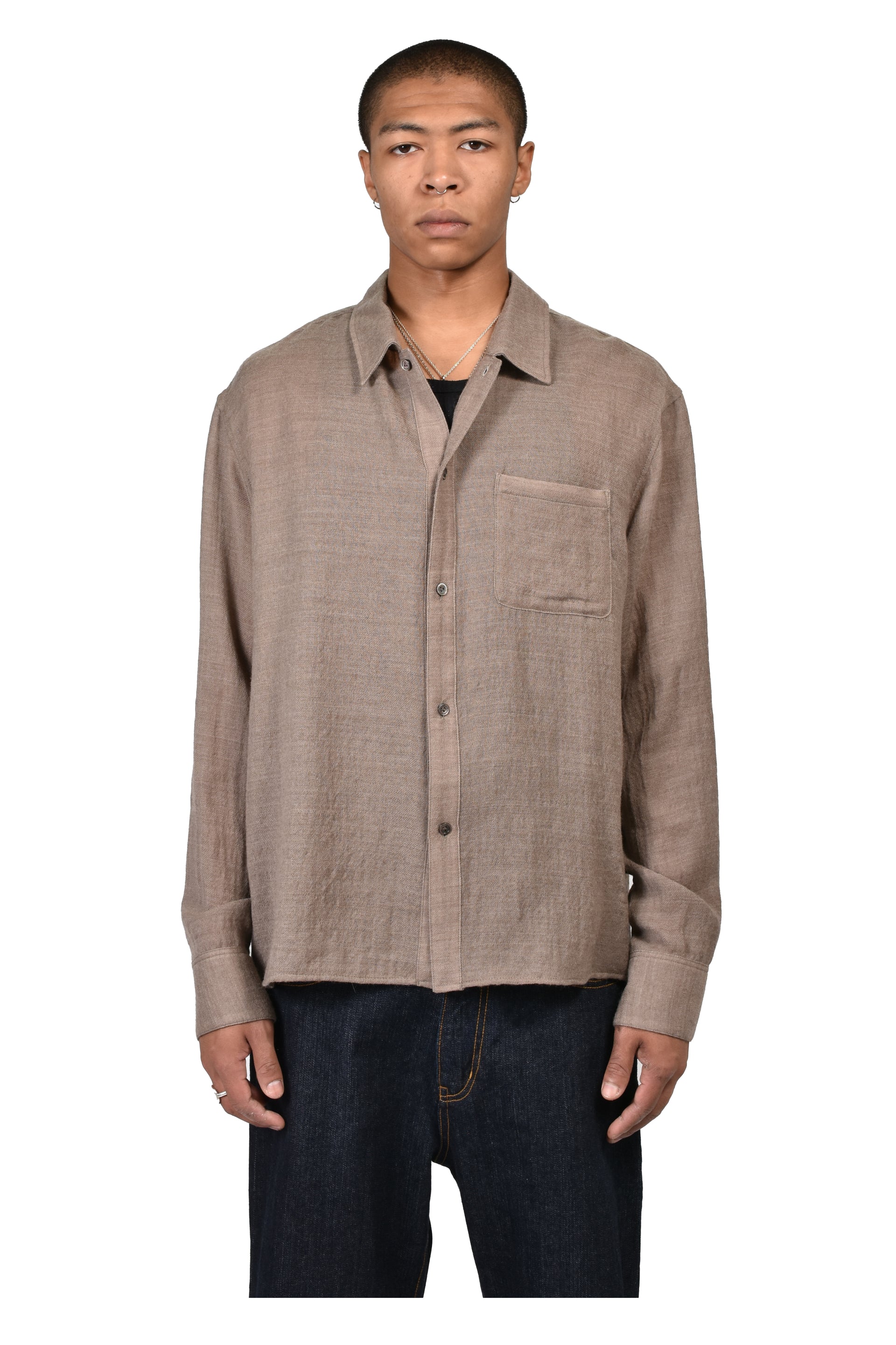 DINNER SHIRT / MOCHA