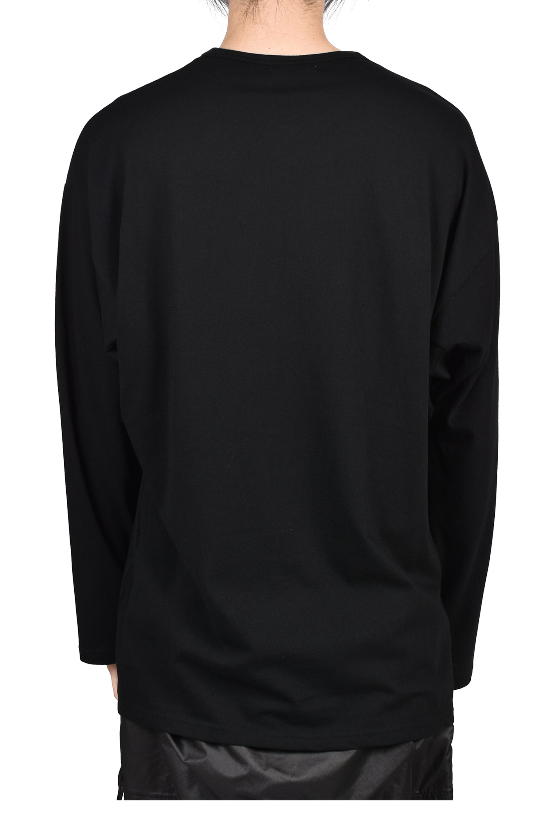 L/S PRINT T-SHIRT / BLK
