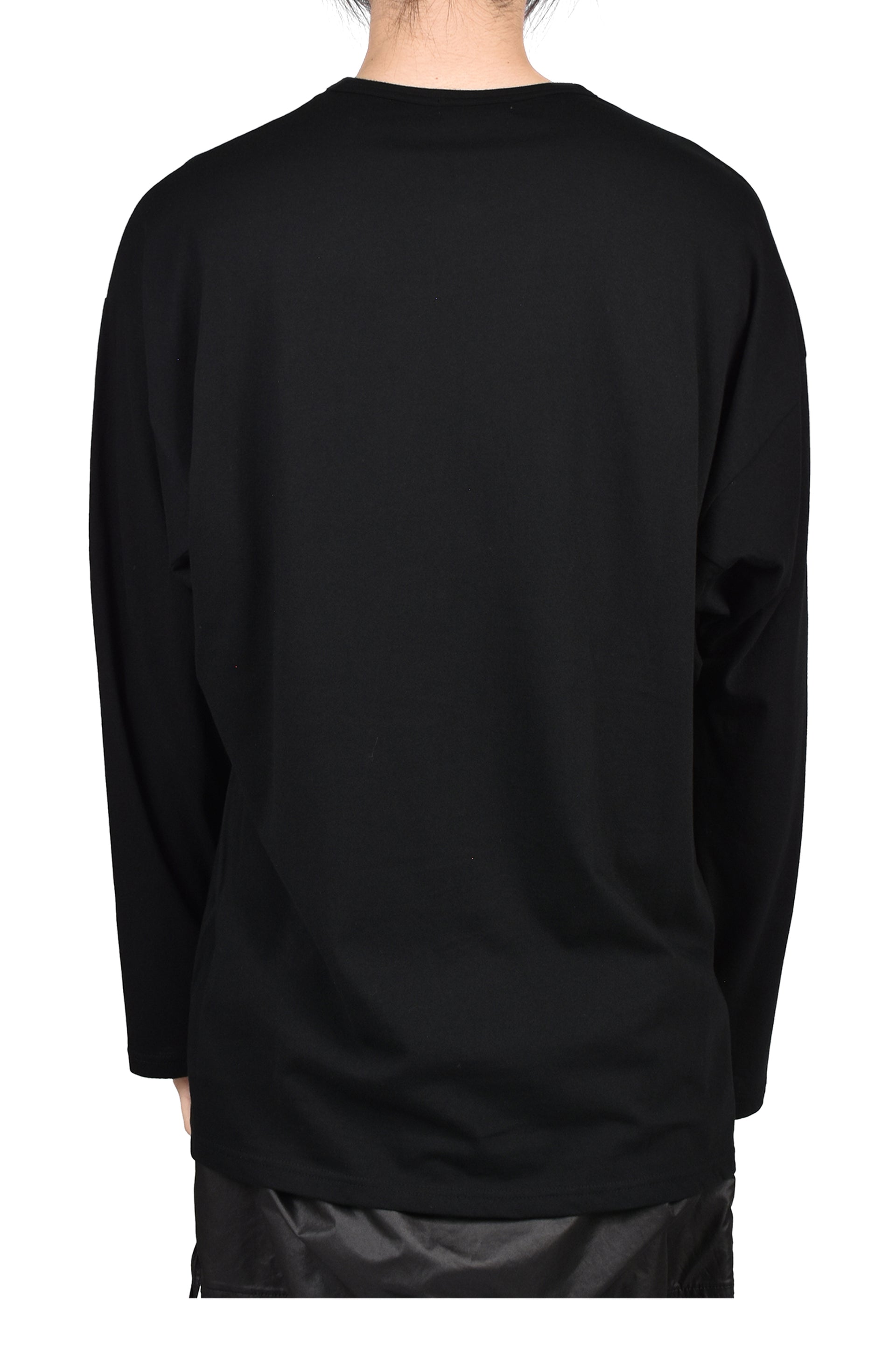 L/S PRINT T-SHIRT / BLK