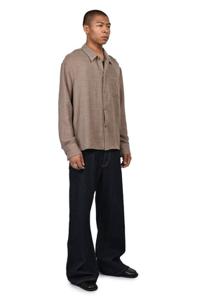 DINNER SHIRT / MOCHA