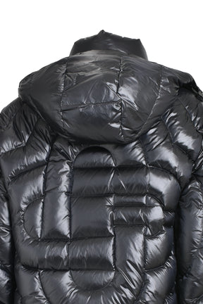 MENS QUILTED JACKET / BLK